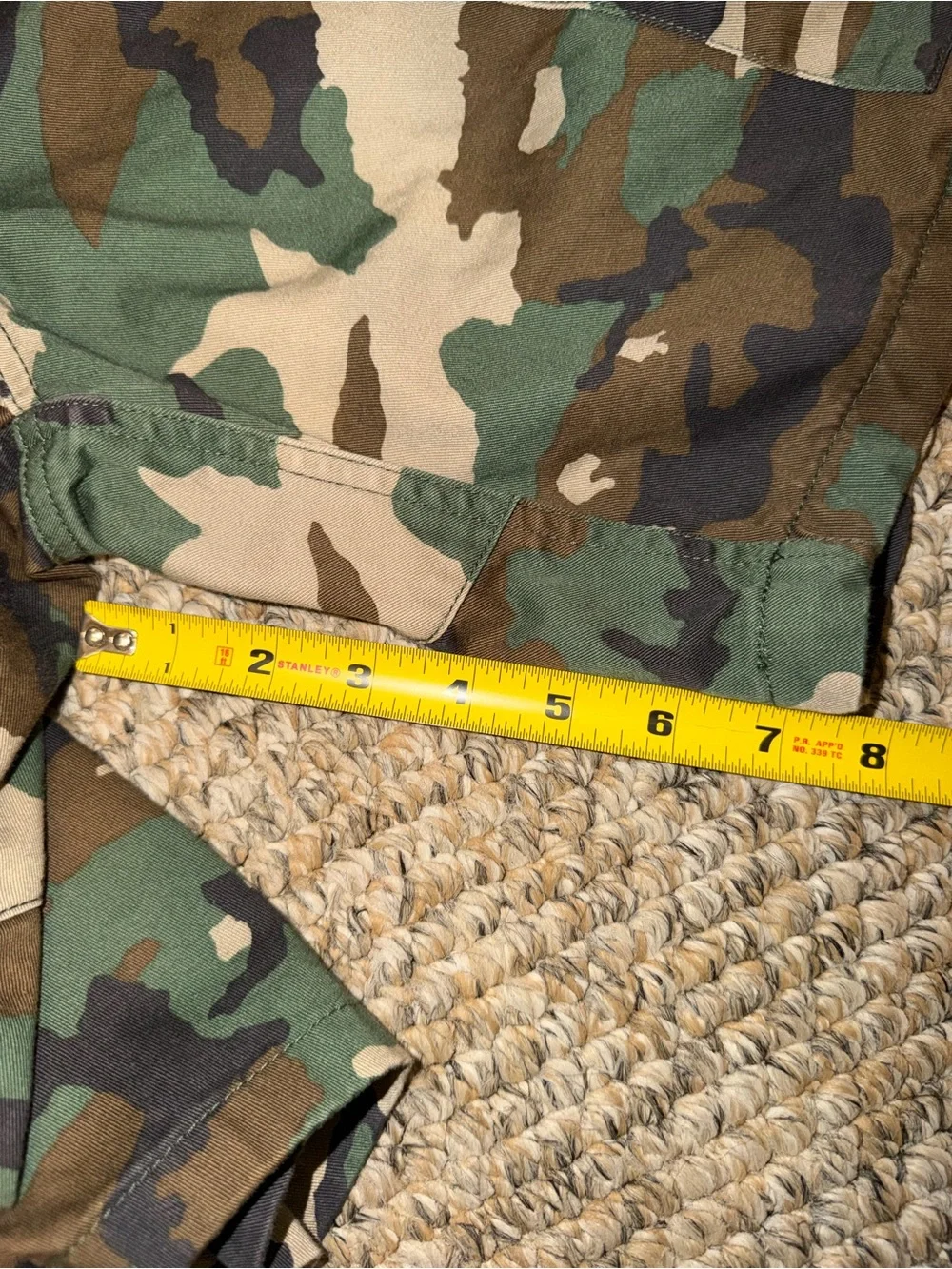 Empyre Men's Camo Cargo Shorts - Green/Brown/Black